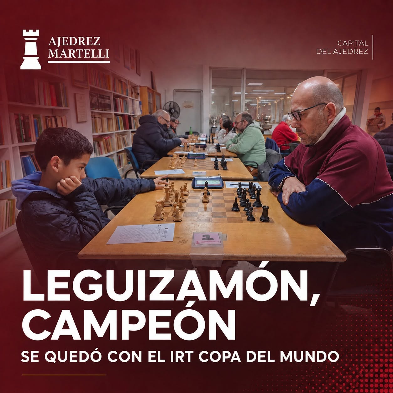 Arnaldo Leguizamón se quedó con el IRT Copa del Mund